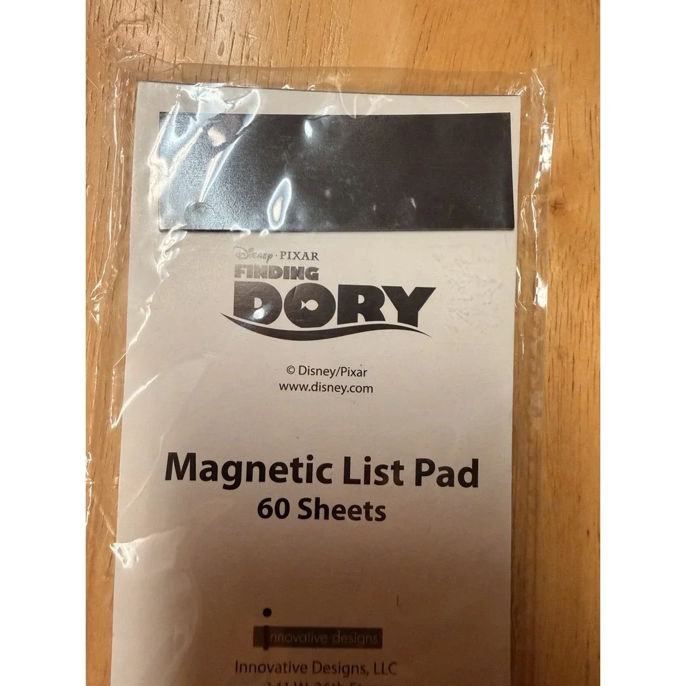 Disney Pixar Finding Dory Magnetic Note Pad List Pad, 60 Sheets